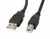 Kable komputerowe i do monitorów - LANBERG Kabel Usb 2.0 Am-bm Ferryt 3m czarny - miniaturka - grafika 1