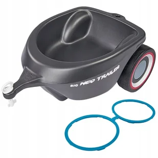 BIG Przyczepka do jeździka Bobby Car Neo Grafitowa STREFADZIECIAKOW.PL 56267 - Jeździki dla dzieci - miniaturka - grafika 13