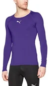 Gadżety dla kibiców - Puma męska ligi Base Layer Tee LS Shirt, fioletowy, s 655920 10 - miniaturka - grafika 1