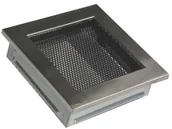 Kratki wentylacyjne - Parkanex Hearth kominkowa Hearth 17 x 17 cm stal szczotkowana - miniaturka - grafika 1
