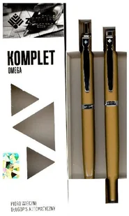 Astra Zenth 60 Komplet Omega Pióro wieczne + długopis automatyczny złoto - Przybory szkolne - miniaturka - grafika 2