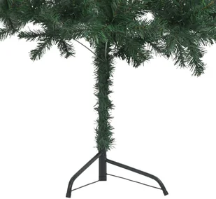 vidaXL Lumarko Sztuczna choinka narożna, zielona, 180 cm, PVC 329164 - Choinki - miniaturka - grafika 5