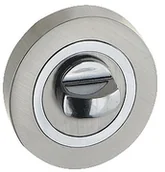 Klamki - Nomet Szyld drzwiowy Wiki WC nikiel/chrom - miniaturka - grafika 1