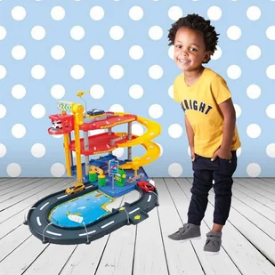 Bburago Street Fire + 2 samochodziki 30025 2991 - Tory, garaże, parkingi - miniaturka - grafika 2