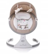 Leżaczki i huśtawki - 4Baby Huśtawka Rock n Relax Beige SAT3630 - miniaturka - grafika 1