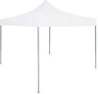 Pawilony ogrodowe - vidaXL Profesjonalny, składany namiot imprezowy, 2x2 m, stal, biały - miniaturka - grafika 1