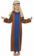 Stroje karnawałowe - SMIFFYS Kostium dzieci chłopcy Józef, ubrania i nakrycie głowy, rozmiar: L, 31287, brązowy 31287M - miniaturka - grafika 1