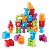 Klocki - Learning Resources Klocki z literami LER7718 - miniaturka - grafika 1