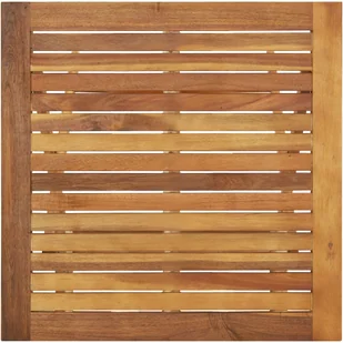 vidaXL Składany stół ogrodowy, 60x60x75 cm, lite drewno akacjowe - Stoły ogrodowe - miniaturka - grafika 6