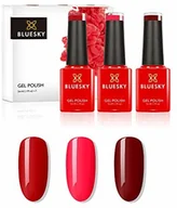 Lakiery do paznokci - Bluesky Żelowy lakier do paznokci, Reds, 3 x 5 ml Rit, ciemnoczerwony Minis-D160-80505-80525 - miniaturka - grafika 1