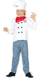 Guirca Guirca, Strój dla dzieci "Kucharz - Szef Kuchni", rozmiar 128/134cm - Stroje karnawałowe - miniaturka - grafika 2