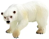 Figurki dla dzieci - Bullyland 63537  figurka do gier, niedźwiedź polarny, ok. 15 cm - miniaturka - grafika 1