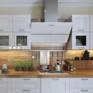 Klarstein Aurea VII 90 Biały (CGCH2_AureaSet_90_WH) - Okapy kuchenne - miniaturka - grafika 4