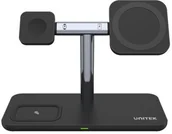 Stacje dokujące do telefonów - Unitek Ładowarka magnetyczna 3w1 iPhone 15W P1212A - miniaturka - grafika 1