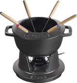 Zestawy do fondue - Staub Zestaw Fondue Czarny 18 cm 40511-971-0 - miniaturka - grafika 1