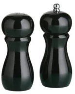 Pojemniki na przyprawy - Premier housewares solniczka i młynek do pieprzu w zestawie, połyskujący w kolorze czarnym 1103855 - miniaturka - grafika 1