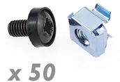 Akcesoria do serwerów - Cablematic cablem atic śrub M6 śruba 50 jednostek Rack PN23021518200125085 - miniaturka - grafika 1