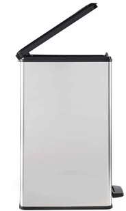 Curver Kosz na śmieci Deco, 40 L, z pedałem, srebrny, 02340-582-05 Keter - Kosze na śmieci - miniaturka - grafika 6