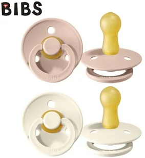 BIBS 2-PACK BLUSH & IVORY S Smoczek uspokajający kauczuk Hevea 63482-uniw - Smoczki uspokajające - miniaturka - grafika 2