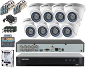 Zestawy do monitoringu - HIKVISION Zestaw monitoringu 8 Kamer DS-2CE56D0T-IRPF 2Mpx Full HD Android IOS DS-2CE56D0T-IRPF/DS-7208HQHI-M1/S - miniaturka - grafika 1