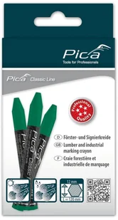 VSA Van Spijk Pica Kredki do znakowania drewna Classic Pro 590, 12 szt., zielone (PI59036) - Narzędzia warsztatowe - miniaturka - grafika 2