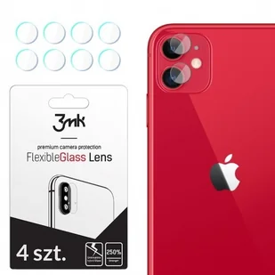 3MK Szkło na aparat Flexible Glass Lens dla iPhone 11 Pro 5903108202756 - Szkła hartowane na telefon - miniaturka - grafika 2