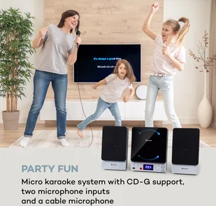 Auna Sing Czarny - Wieże - miniaturka - grafika 2