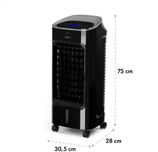 Wentylator OneConcept OneConcept Coolster Chłodnica powietrza wentylator jonizator 65 W 320 m/h zbiornik 4l biały ACO3-65W Aircooler - Wentylatory - miniaturka - grafika 11