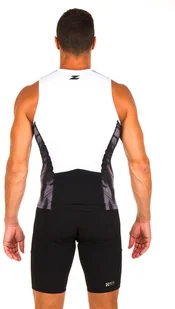 Zerod Koszulka triathlonowa męska RACER SINGLET black vivacity - Koszulki sportowe męskie - miniaturka - grafika 7