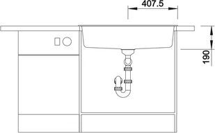 Blanco DALAGO 8 TARTUFO 517323 - Zlewozmywaki - miniaturka - grafika 5