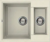 Zlewozmywaki - Elleci Easy 150 62 Bianco antico - miniaturka - grafika 1