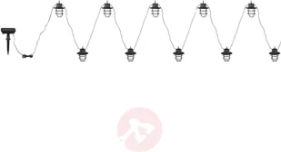 Globo Solarny łańcuch świetlny LED 33059F 10 latarni - Lampy ogrodowe - miniaturka - grafika 2