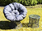 Leżaki ogrodowe - Bello Giardino Leżanka ogrodowa z jasnego technorattanu TWIST LO.011.001.B - miniaturka - grafika 1