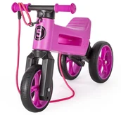 Jeździki dla dzieci - Teddies rowerek dziecięcy Funny Wheels Super Sport 2w1 różowy - miniaturka - grafika 1