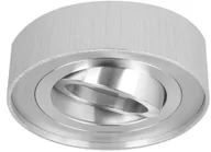 Oprawy, klosze i abażury - LED line Oprawa wpuszczana okrągła ruchoma srebrny szczotkowany- ROLLO MIDI 243134 - miniaturka - grafika 1