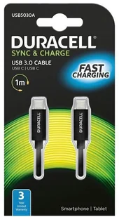 Duracell Duracell Kabel USB typ C USB typ C 1m (USB5030A) - Kable USB - miniaturka - grafika 2
