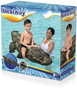 Bestway Dmuchany Krokodyl 193 cm x 94 cm Bestway 41478 LT-10709-0 - Materace dmuchane i koła do pływania - miniaturka - grafika 8