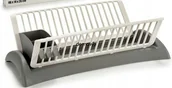 Suszarki do naczyń - SUSZARKA DO NACZYŃ MAŁA SZARO-BIAŁA SKŁADANA - miniaturka - grafika 1