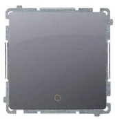 Wyłączniki światła i elektryczne - Kontakt Kontakt_Simon Łącznik dwubiegunowy (moduł) 16AX. 250V. szybkozłącza srebrny mat BMW2A.01/43 - miniaturka - grafika 1