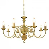 Lampy sufitowe - Złoty żyrandol w formie świecznika - 5X EX170 K2-Z02 - miniaturka - grafika 1