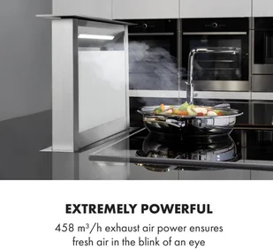 Klarstein Royal Flush Eco 60 Biały (CGCH3-RoyFlush-60WH) - Okapy kuchenne - miniaturka - grafika 3