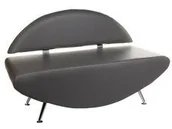 Inne meble biurowe - Beauty System Kanapa do poczekalni Carini BD-6710 szara BD-6710/GREY - miniaturka - grafika 1