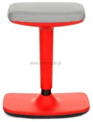 Taborety i hokery - Grospol Hoker regulowany KIKO / czerwony - miniaturka - grafika 1