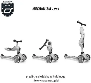 Scootandride Highwaykick1 2w1 Forest - Hulajnogi - miniaturka - grafika 4