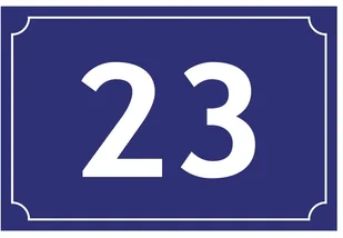 Tabliczka Adresowa z numerem domu tablica 30x20 cm - Numery na dom - miniaturka - grafika 22