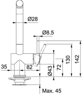 Franke Active Plus Czarny Mat 115.0524.890 - Baterie kuchenne - miniaturka - grafika 3