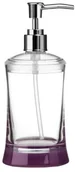 Dozowniki papieru i mydła dla firm - Premier Housewares Premier housewares liliowa/dozownik mydła z akrylu Lotion/przezroczysty 1601390 - miniaturka - grafika 1