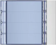 Domofony - Legrand przycisków osłona frontu do połączeń sieciowych 4RT Sfera, aluminiowe allme Tal, srebrny, 352041 352041 - miniaturka - grafika 1