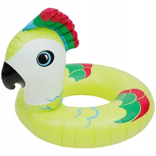 Dmuchane koło ratunkowe 107 x 89 cm Papuga Żółta - Materace dmuchane i koła do pływania - miniaturka - grafika 2