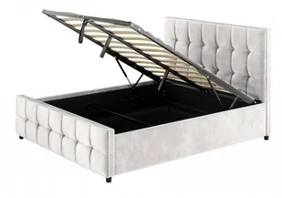 EMWOmeble ŁÓŻKO 160X200 Z MATERACEM - MEDIOLAN (SFG015) - WELUR NIEBIESKI 82 2331 - Łóżka EMWOmeble ŁÓŻKO 160X200 Z MATERACEM - MEDIOLAN (SFG015) - WELUR NIEBIESKI 82 2331 - Łóżka - miniaturka - grafika 6